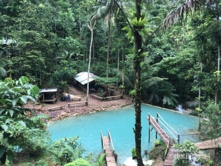 kembangsoka waterfall, waterfall in yogyakarta