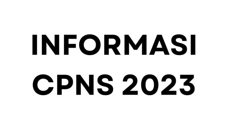Informasi CPNS 2023